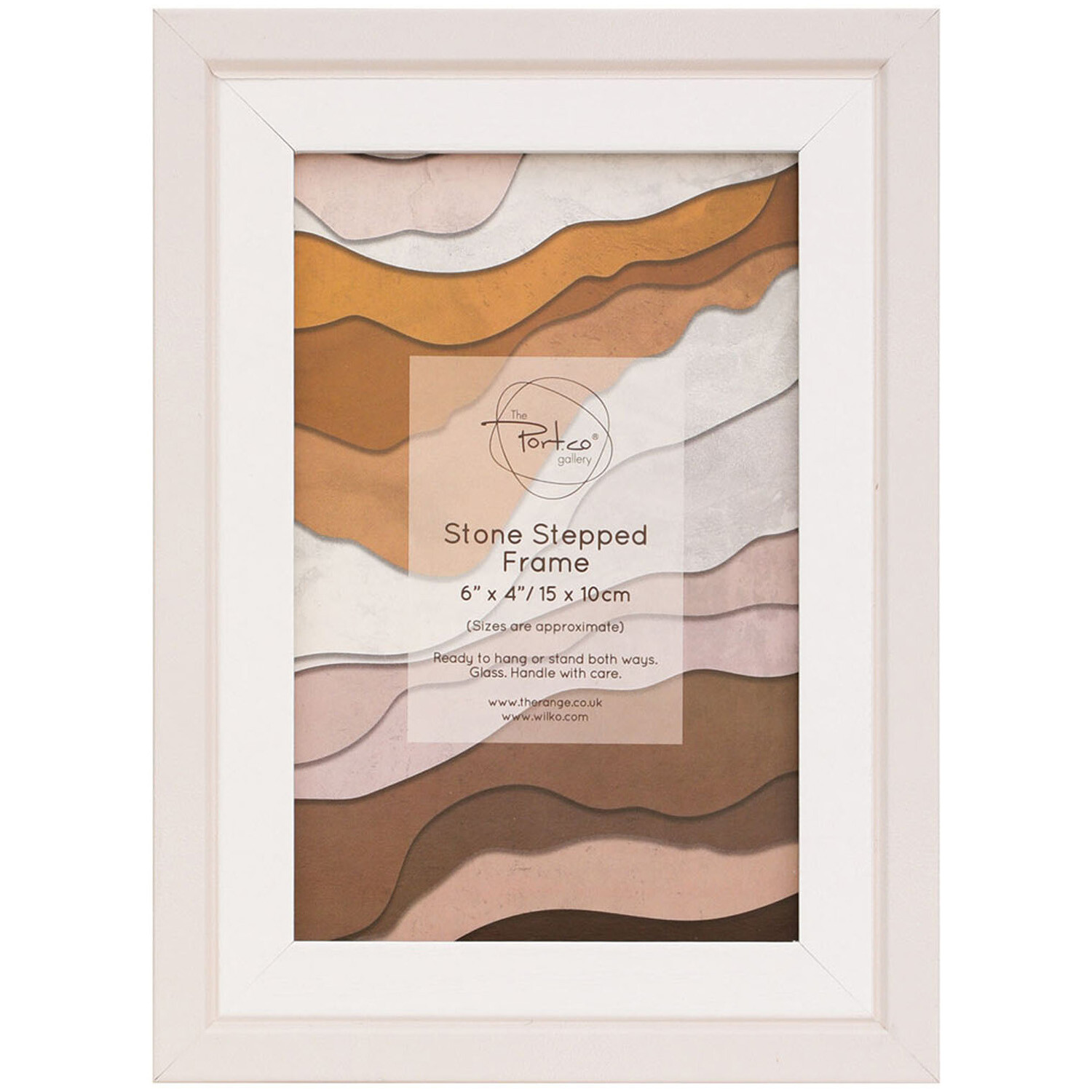 Stepped Frame Stone 6 x 4 inch Image 1