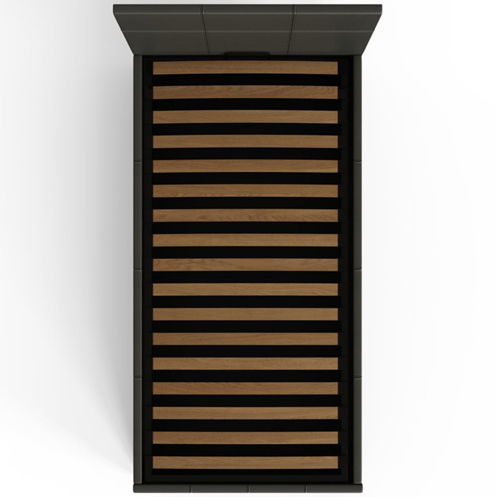 GFW Single Grey End Lift Ottoman Bed Image 7