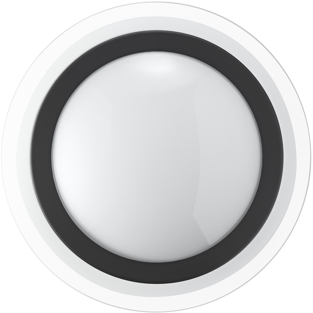 Happy Homewares Matt Black Semi Flush LED Powered Ceiling Light Image 4