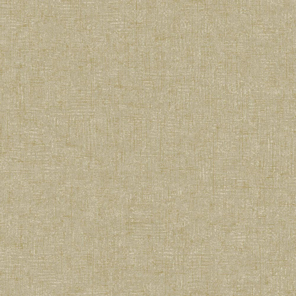 Grandeco Chenille  Plain Fabric Metallic Effect Gold Wallpaper Image 1