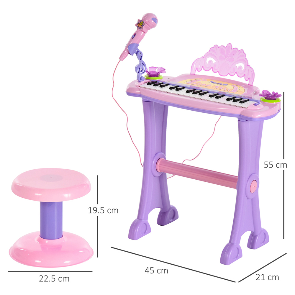 Kids Electronic Multifunctional Toy Keyboard Piano Set Image 7