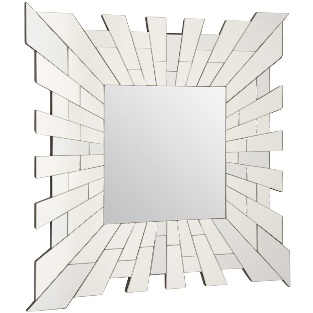 Premier Housewares Flared Square Wall Mirror 60 x 60cm Image 2
