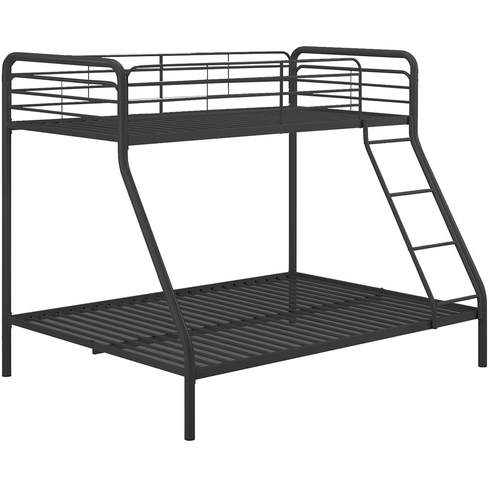 Dorel Single with Double Black Metal Bunk Bed Image 2
