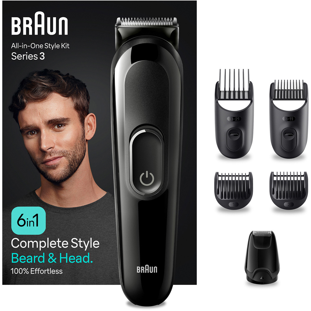 Braun Series 3 6-in-1 Rechargeable Grooming Kit Image 3