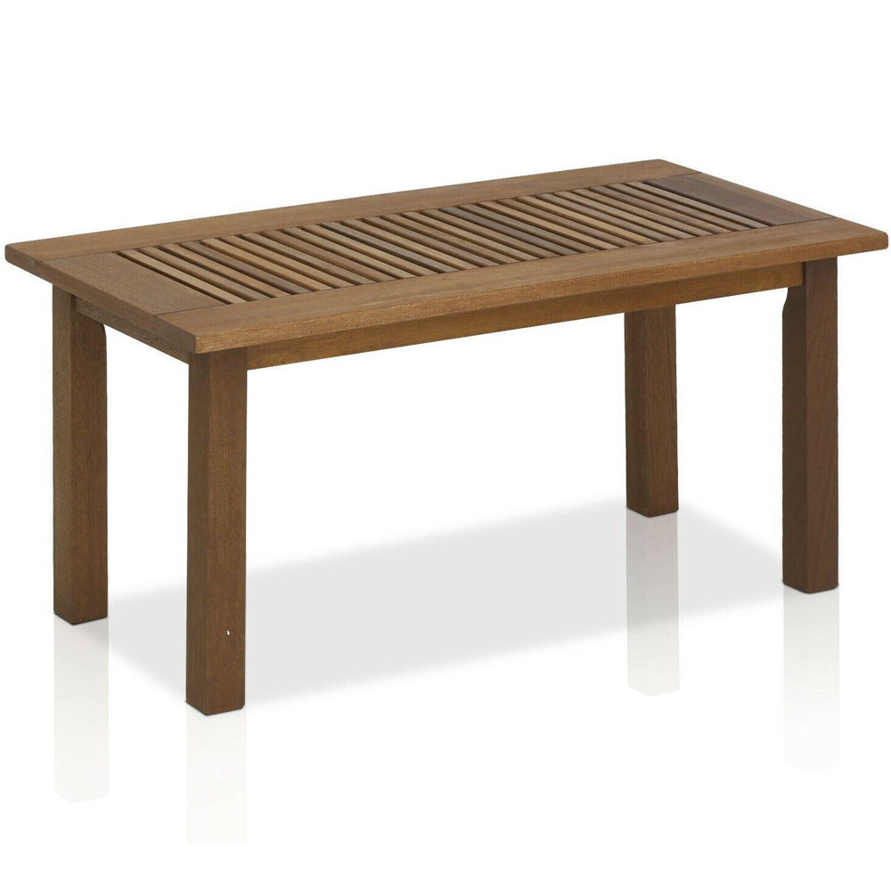 Walplus Tioman Natural Hardwood Outdoor Coffee Table Image 2