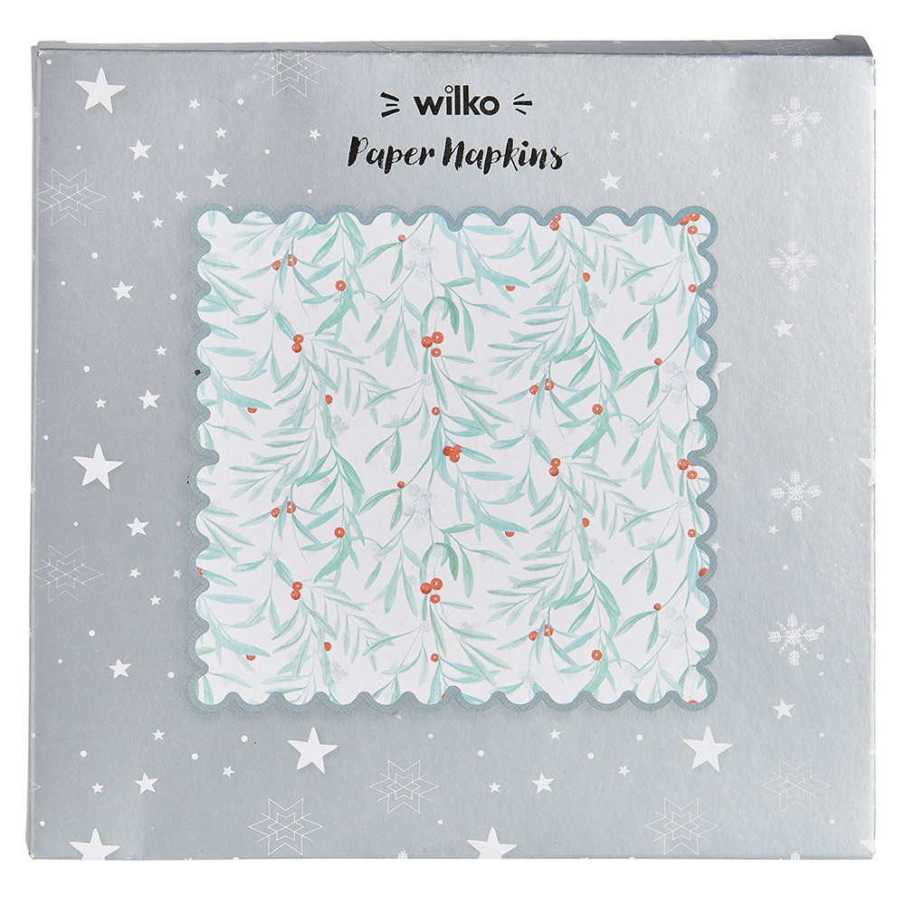 Wilko First Frost Napkin 16 Pack Image 5