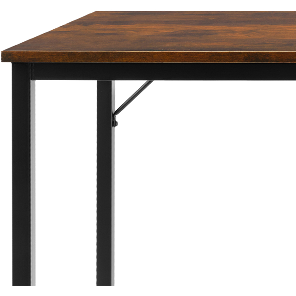 tectake Jenkins Dark Wood Office Desk Image 5