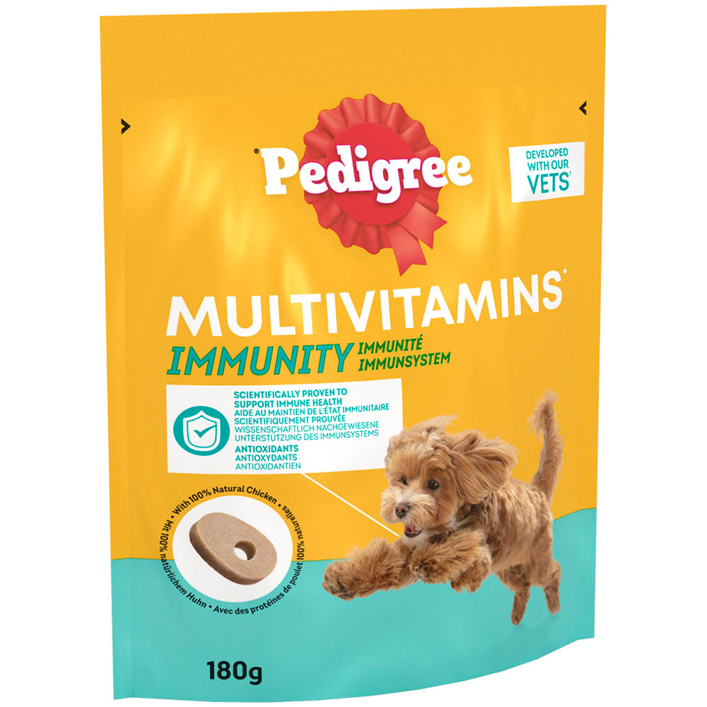Pedigree Multivitamins Immunity 30 Soft Dog Chews 180g Image 2