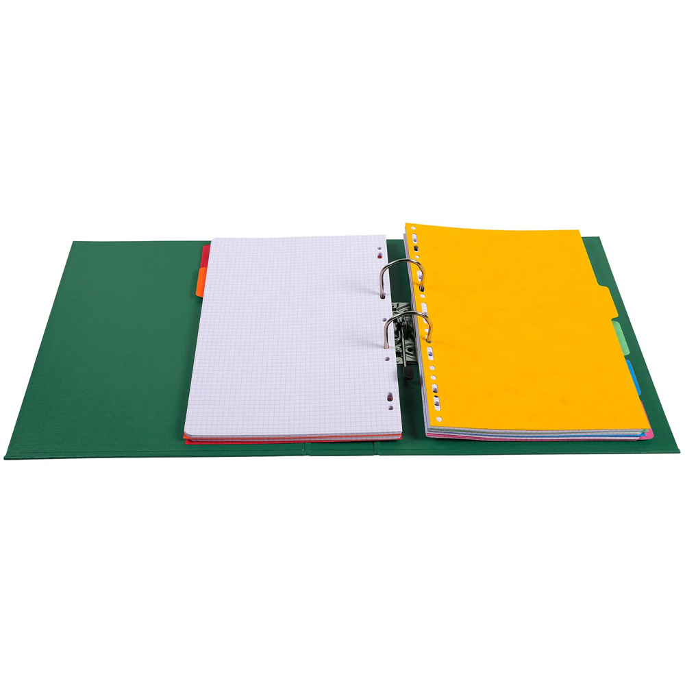 Exacompta PremTouch A4 Dark Green PVC Lever Arch File 10 Pack Image 3