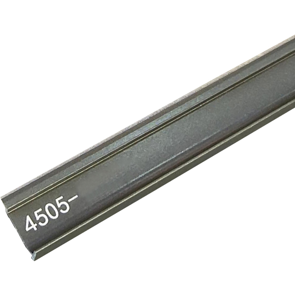 Britwall White Aluminium Skirting Trim 3000 x 25 x 10mm Image 1