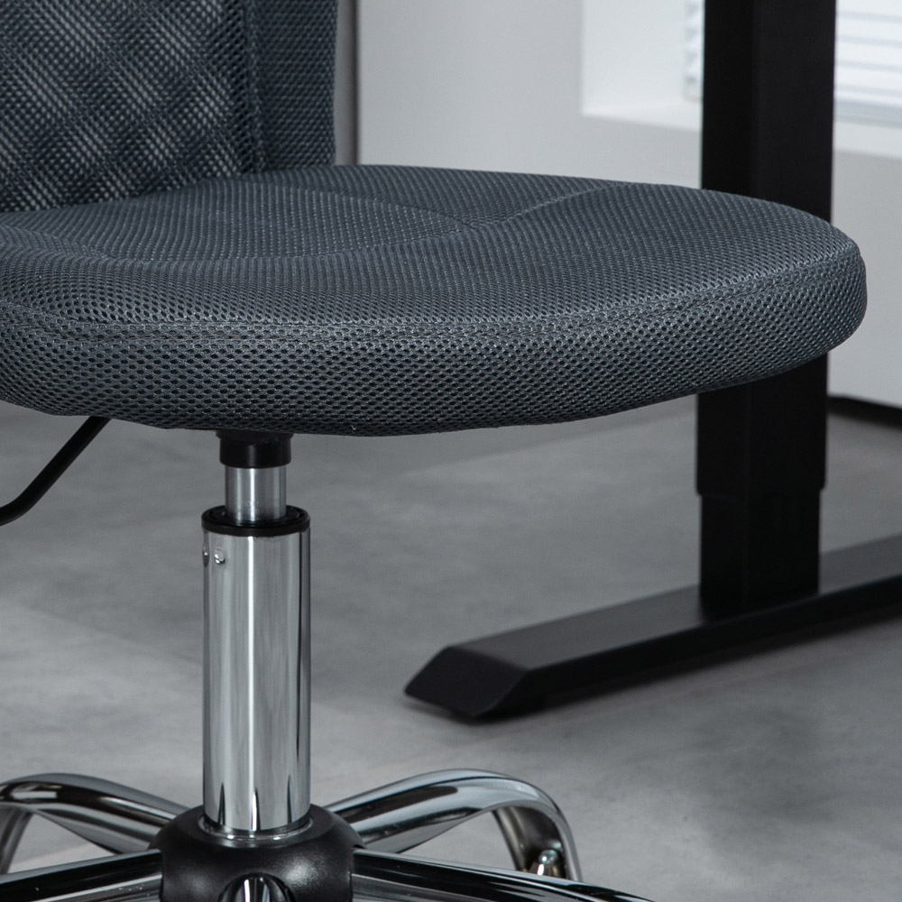 Portland Dark Grey Swivel Office Chair Image 4