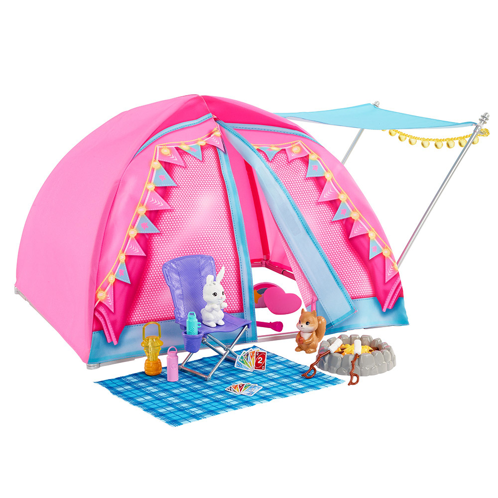 Barbie It Takes Two Camping Tent Playset Wilko