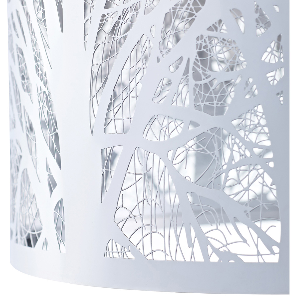 Happy Homewares Polished Chrome Metal Forest Pendant Shade Image 6