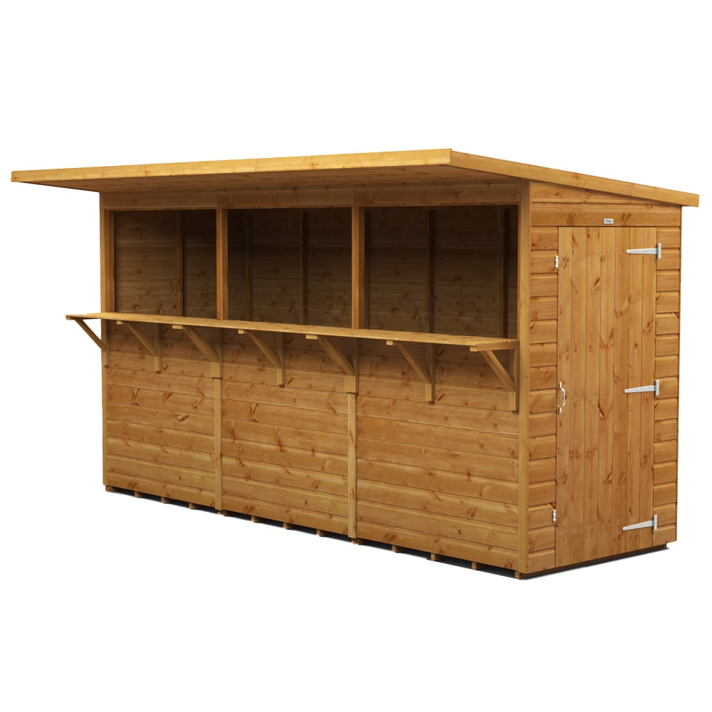 Power 12 x 4ft Pub Shed Image 1