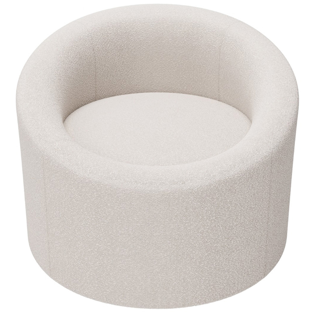Solace+Co Amari Cream Boucle Accent Chair Image 3