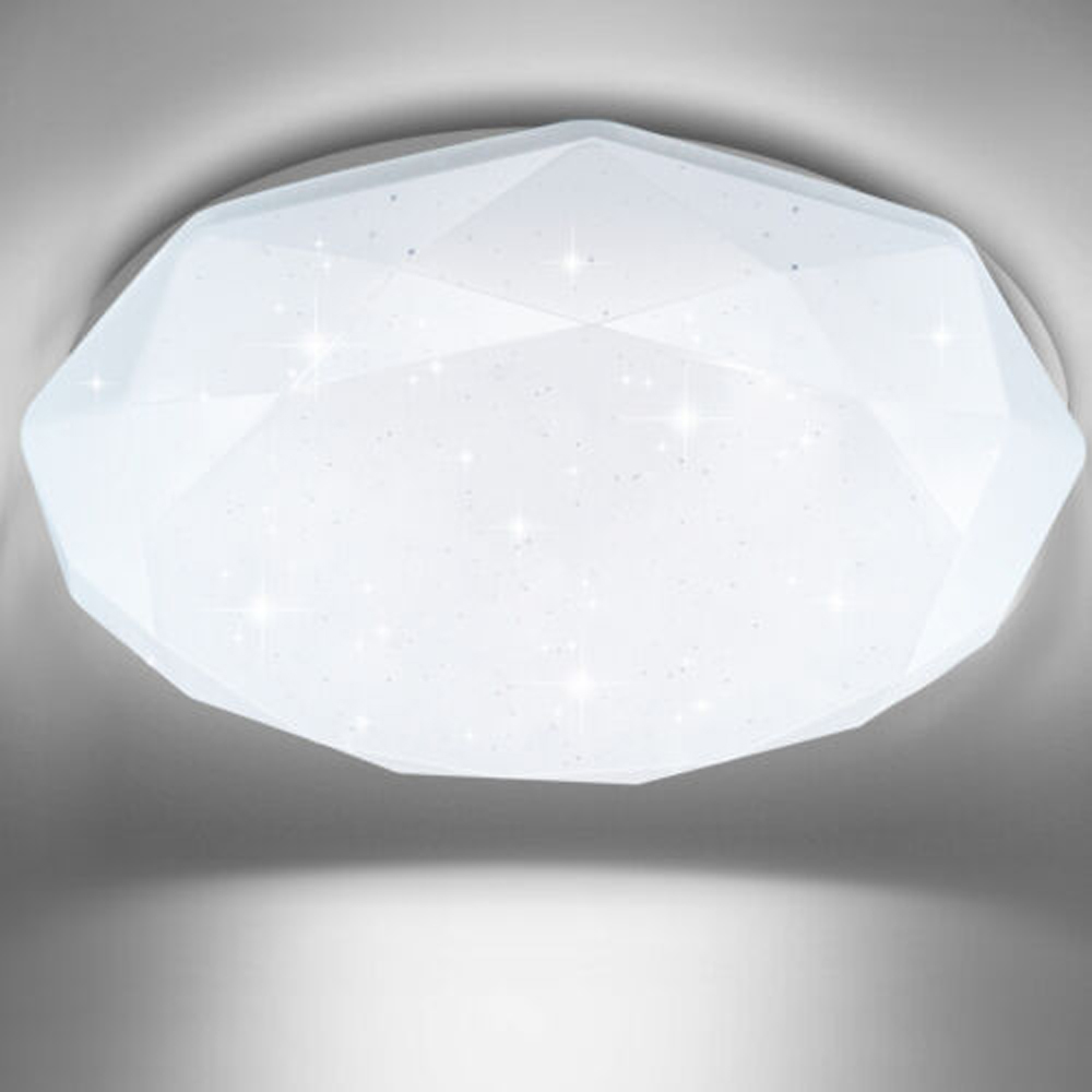 ExtraStar Cool White LED Integrated Flush Ceiling Light Image 2
