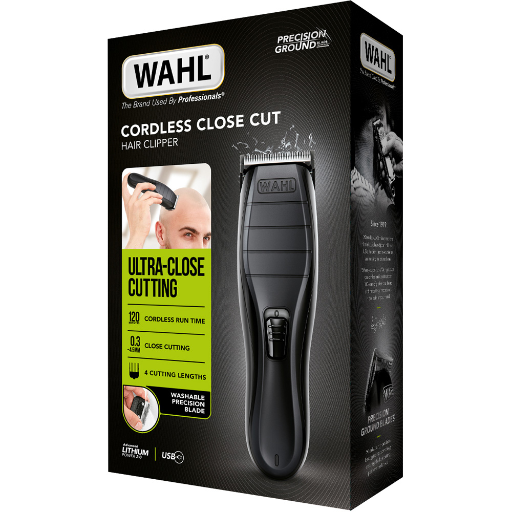 Wahl Cordless Close Cut Lithium Ion Hair Clipper with Attachment Combs Image 3
