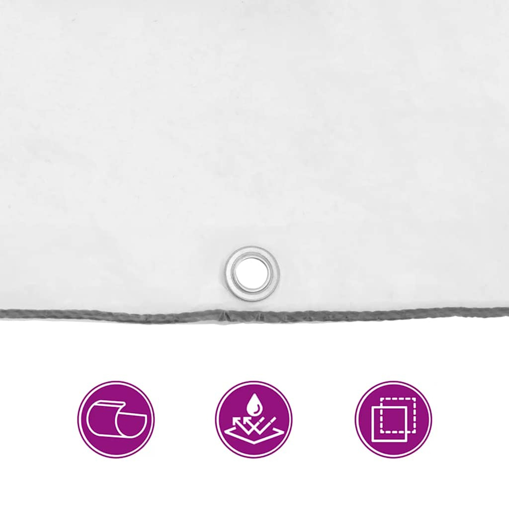 Walplus Clear Tarpaulin with Eyelets 1 x 3m Image 7