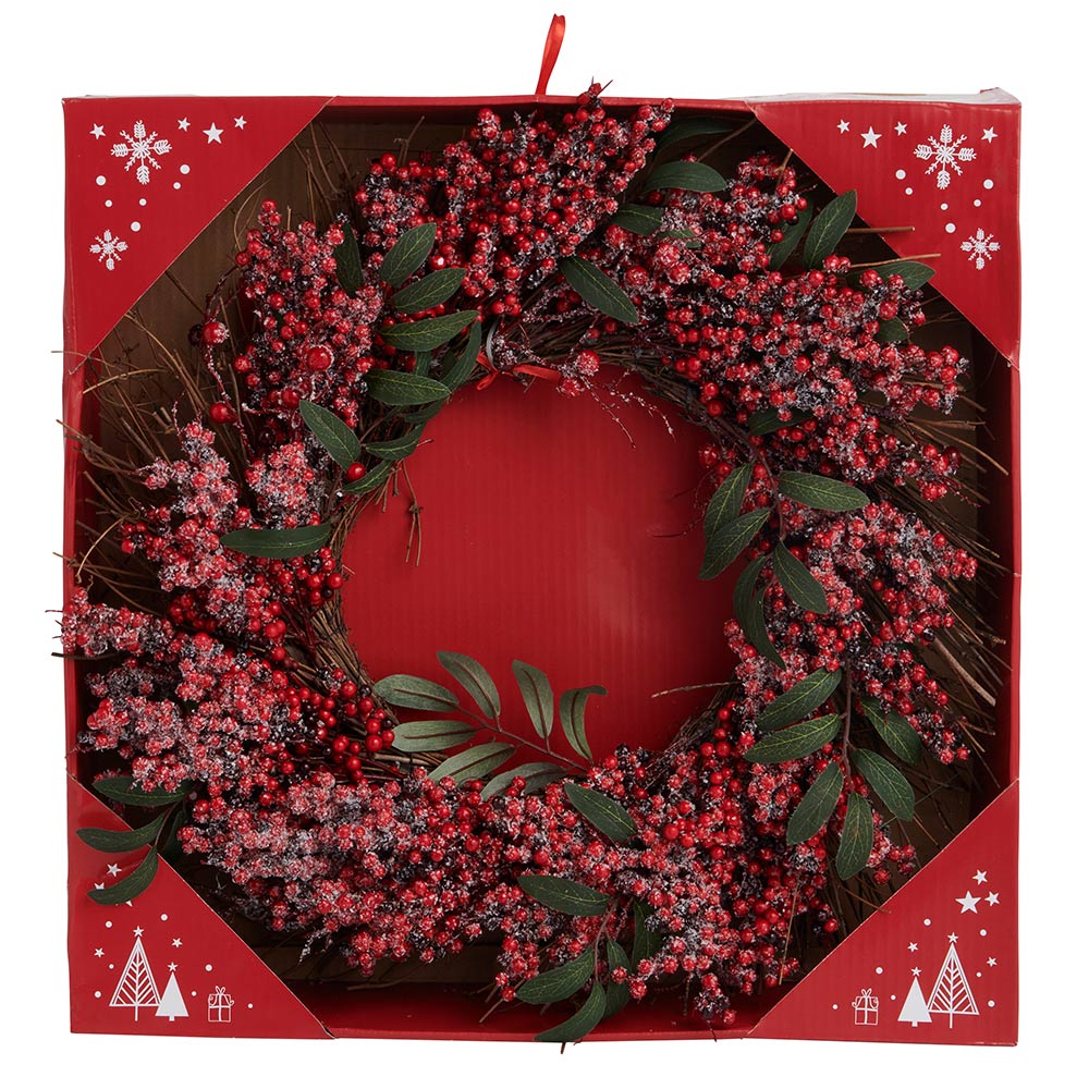 Wilko Twigs and Red Berries Wreath Image 4