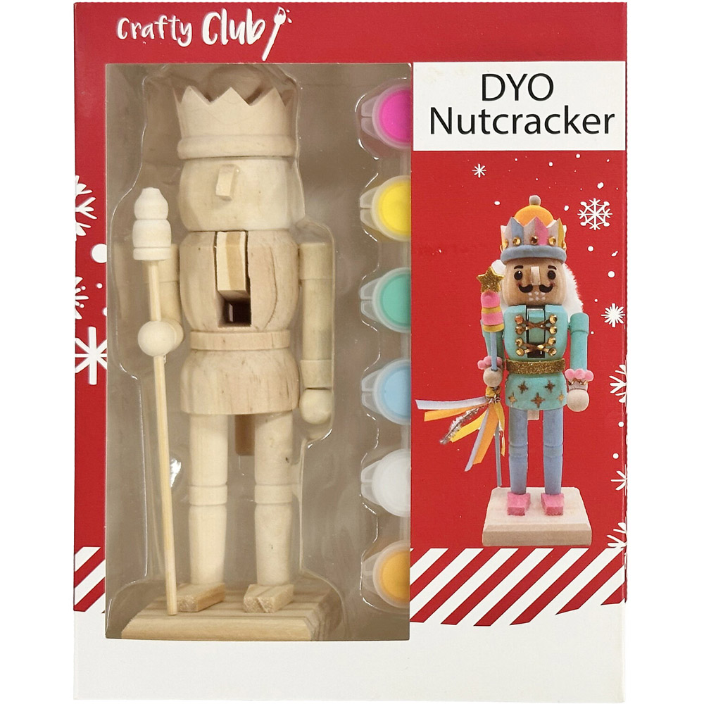 Festive Decorate Your Own Nutcracker Kit Image 1