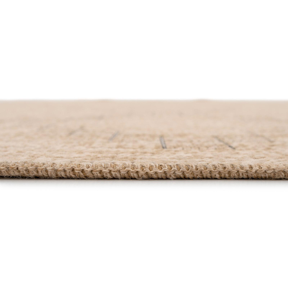 Kukoon Alva Neutral and Black Flat Geometric Rug 240 x 330cm Image 4