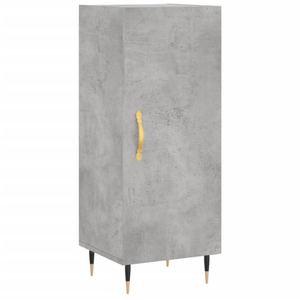 vidaXL 2 Door Concrete Grey Highboard Image 6