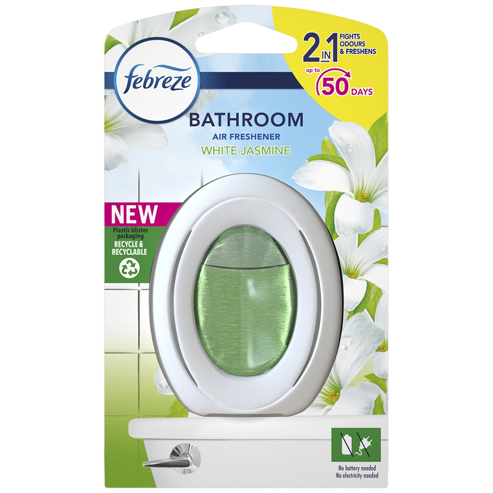 Febreze White Jasmine Bathroom Air Freshener 1ct Image 1