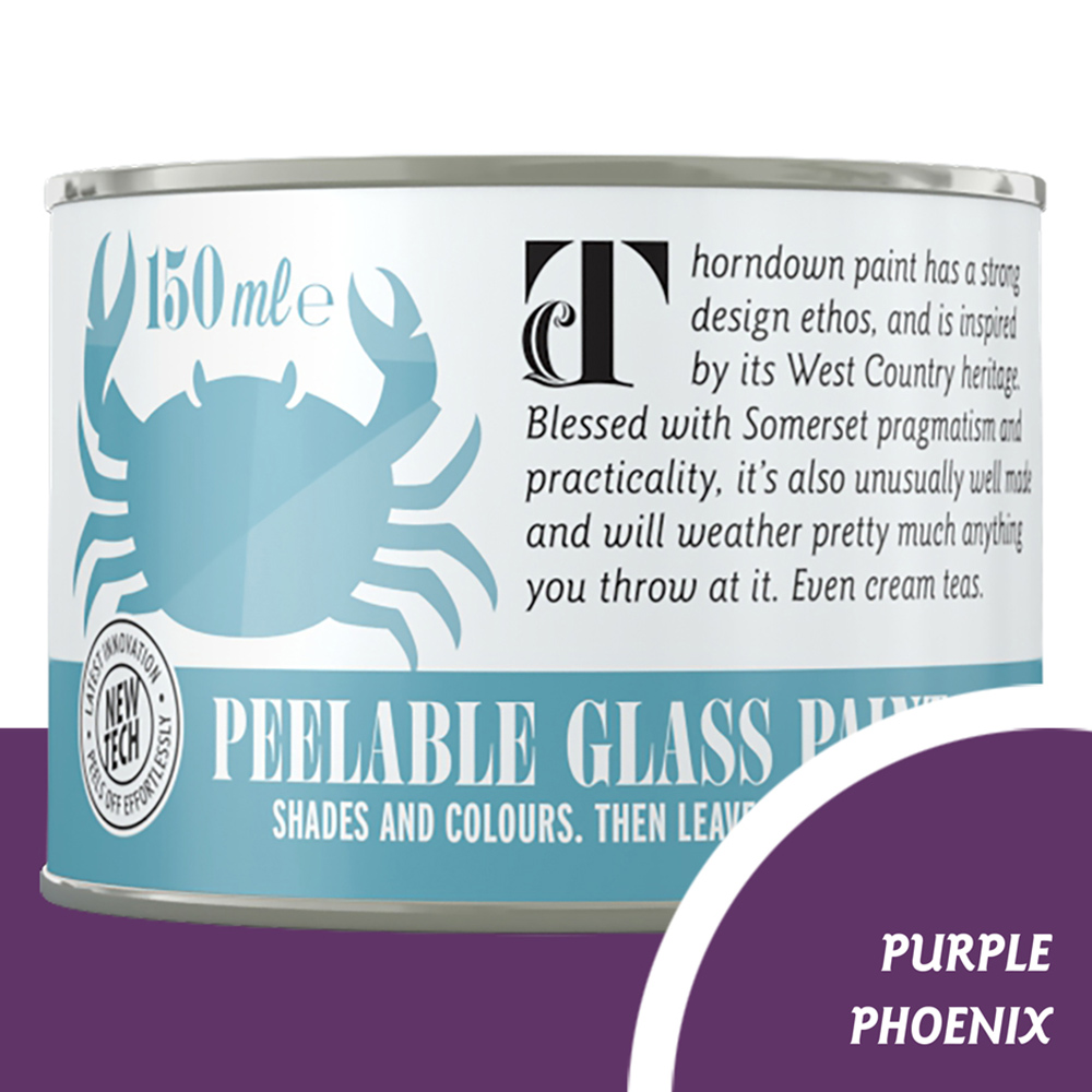 Thorndown Purple Phoenix Peelable Glass Paint 150ml Image 3