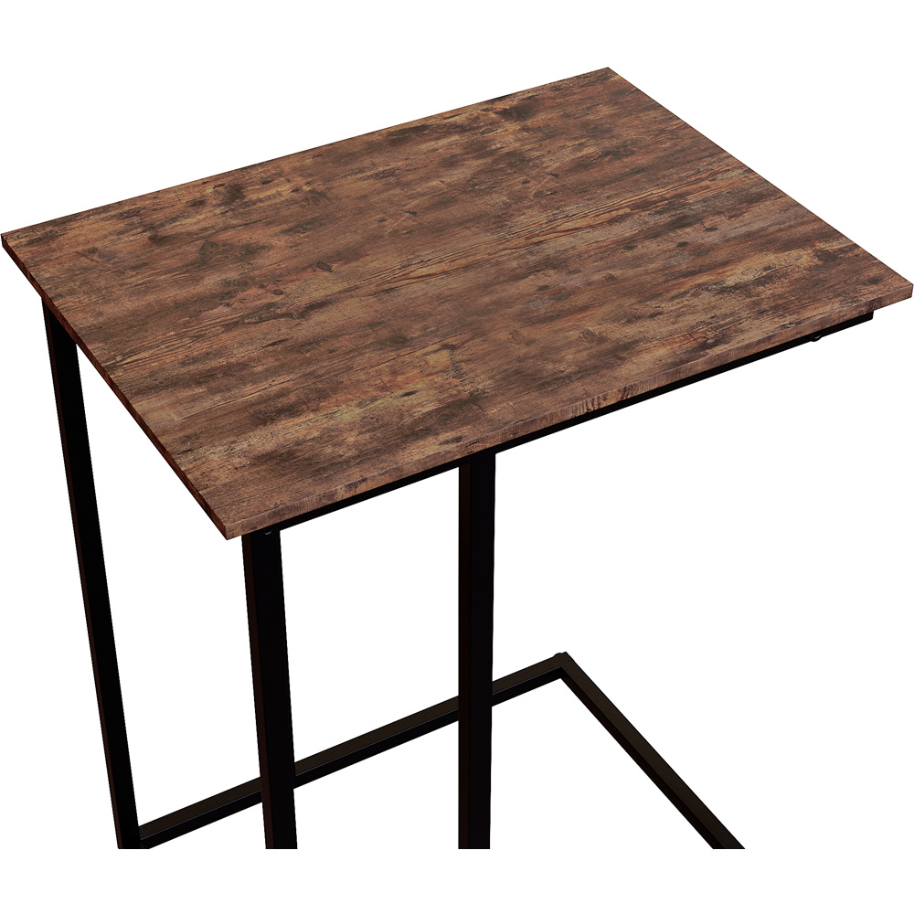 Vida Designs Brooklyn Dark Wood Side Table Image 5