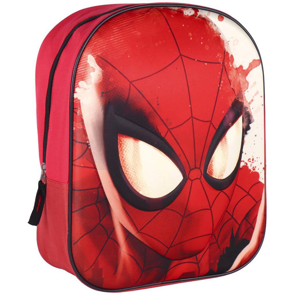 Spiderman Back To School Children Red 3D Backpack and Pencil Case Set Image 2