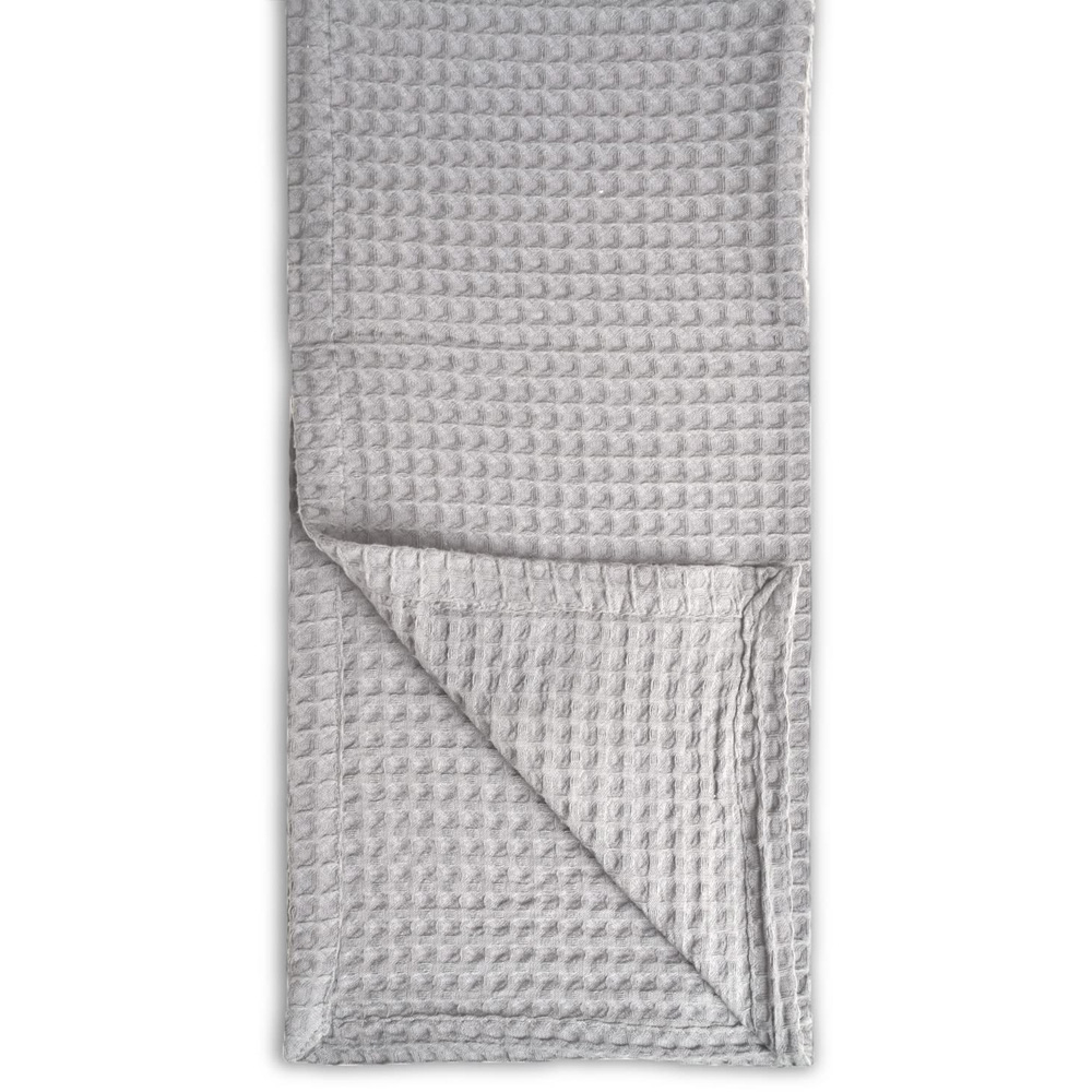 Allure Home Fashions Hotel Super King Size Waffle Dove Grey Throw Blanket 250 x 260cm Image 3