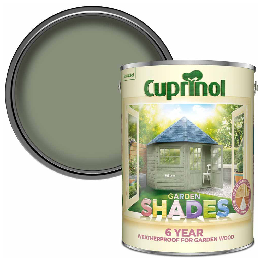 Cuprinol Garden Shades Willow Exterior Paint 5L Image 1