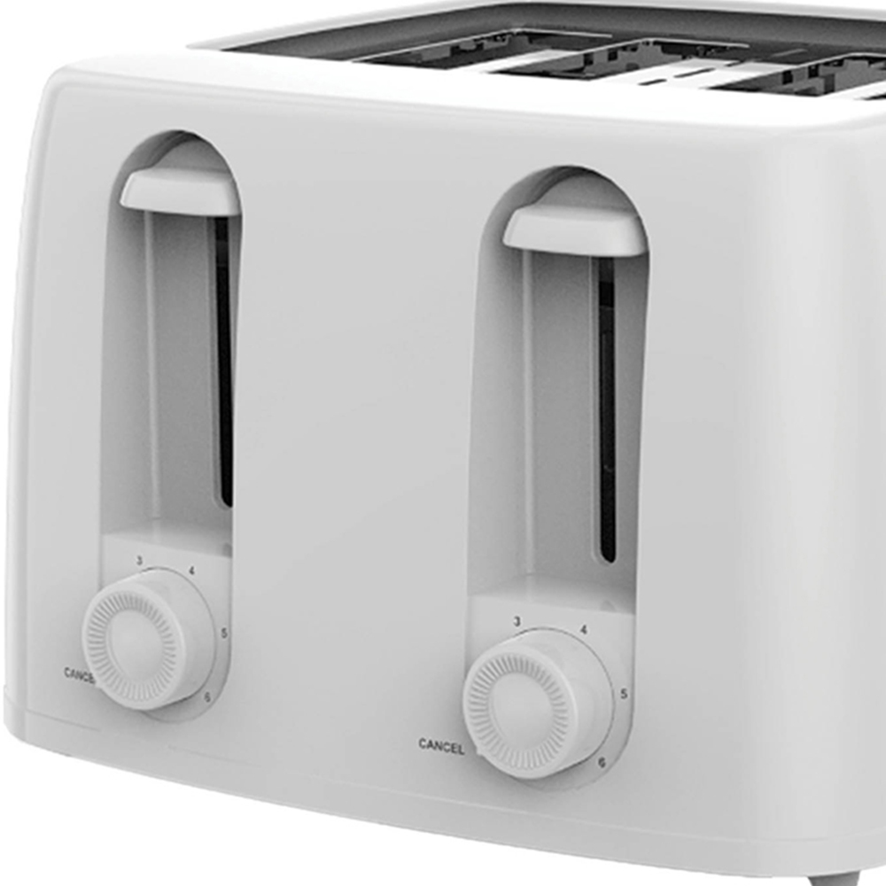 Igenix IGT0445W White 4 Slice Toaster Image 2