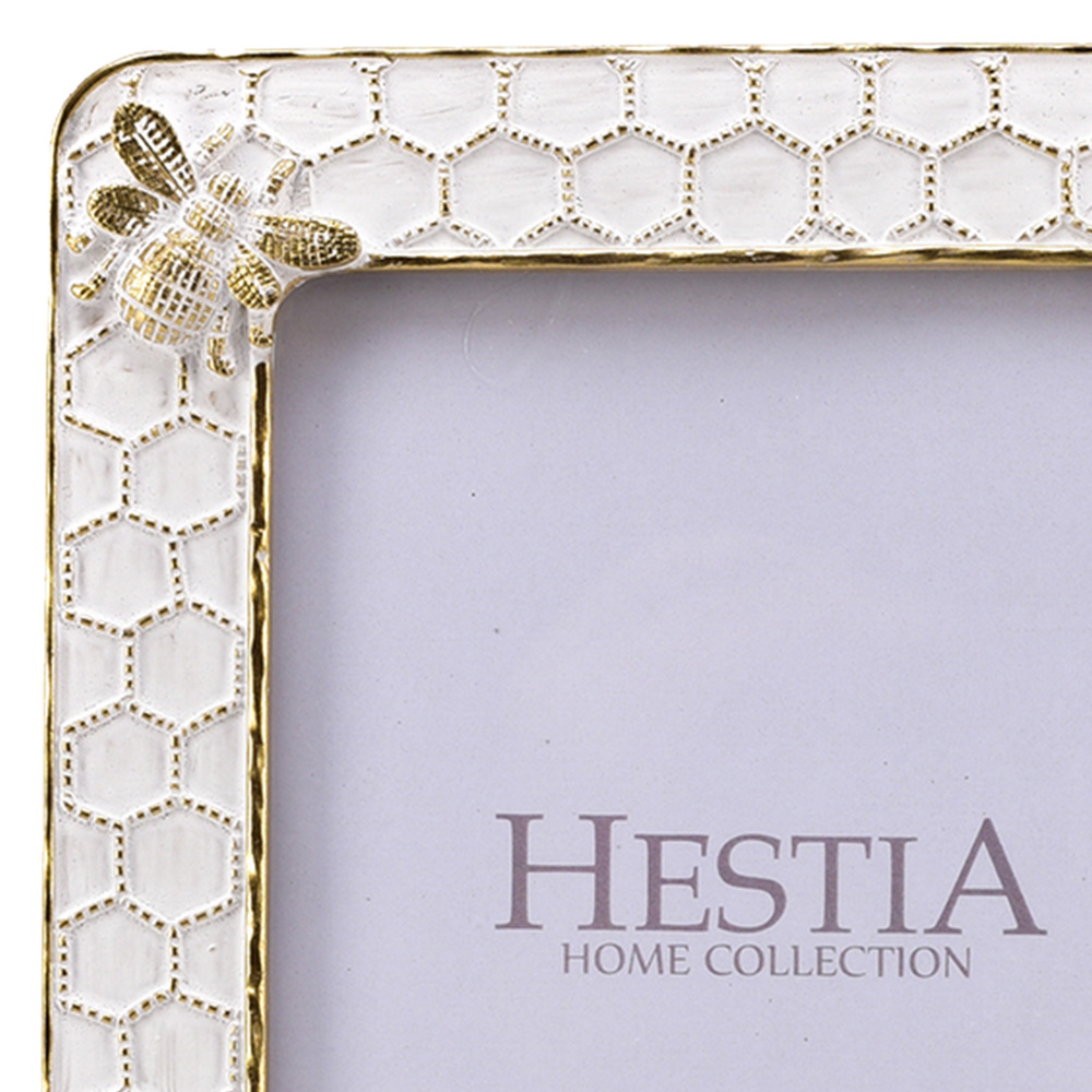 Premier Housewares Hestia Honey Bee Resin Photo Frame 5 x 7 Inch Image 2