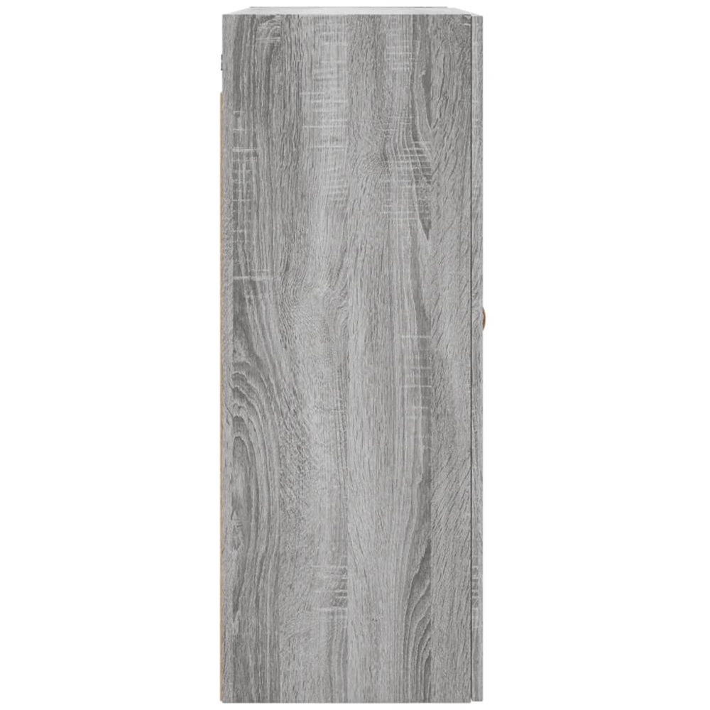 vidaXL 2 Door Grey Sonoma Wall Mounted Cabinet Image 8