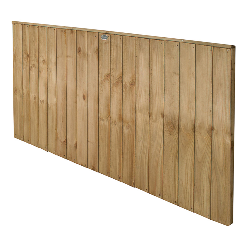 Forest Garden 6 x 3ft Closeboard Fence Panel Image 2