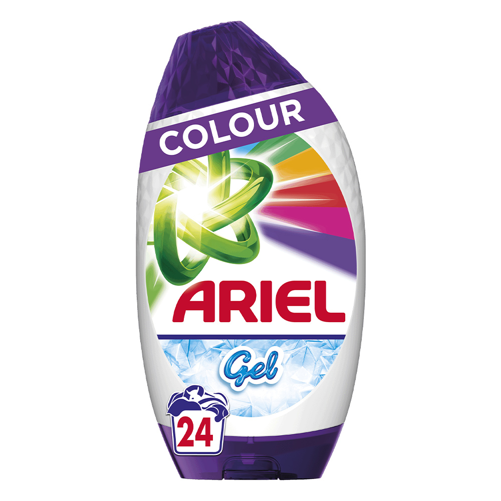 Ariel Colour Washing Liquid Laundry Detergent Gel 24 Washes 840ml Image 1