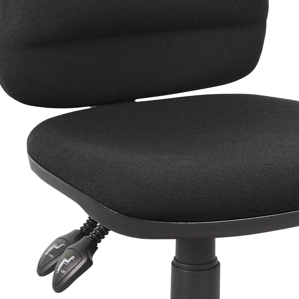 Teknik Office Ergo Twin Fabric Desk Chair Black Image 4
