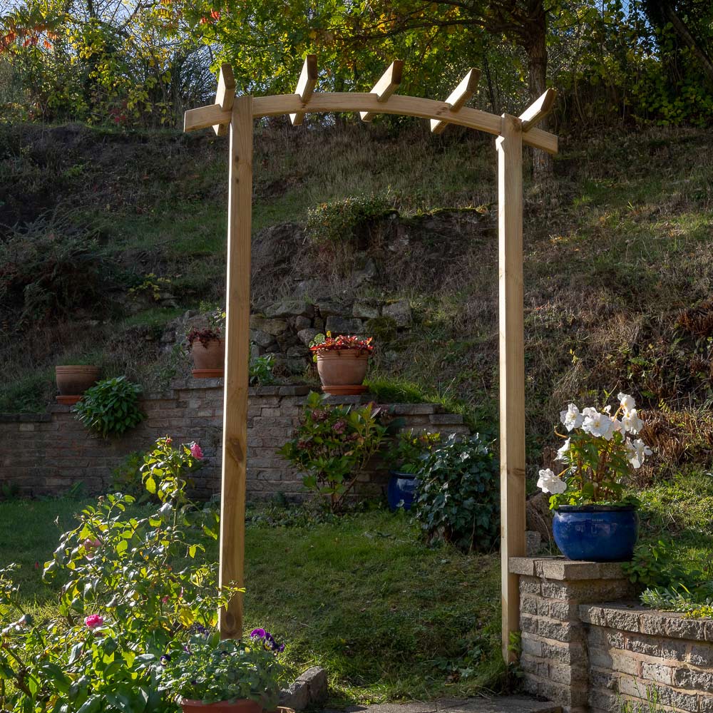 Forest Garden Hanbury 7.1 x 4.3 x 1.6ft Dome Top Arch Image 1