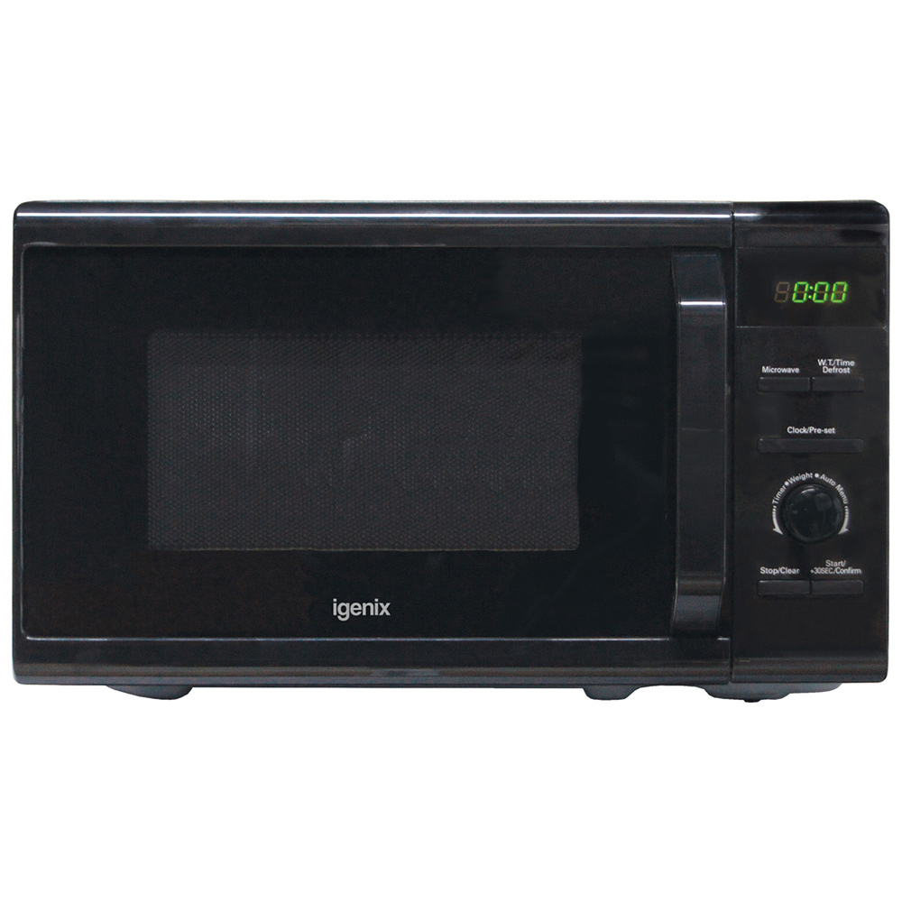 Igenix IG2097 Black Digital Microwave 20L 800W Image 1