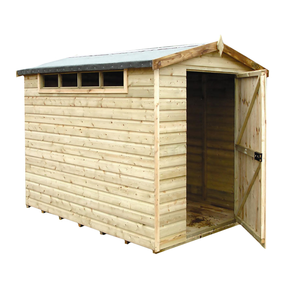 Shire 8 x 6ft Dip Treated Shiplap Apex Shed Image 1
