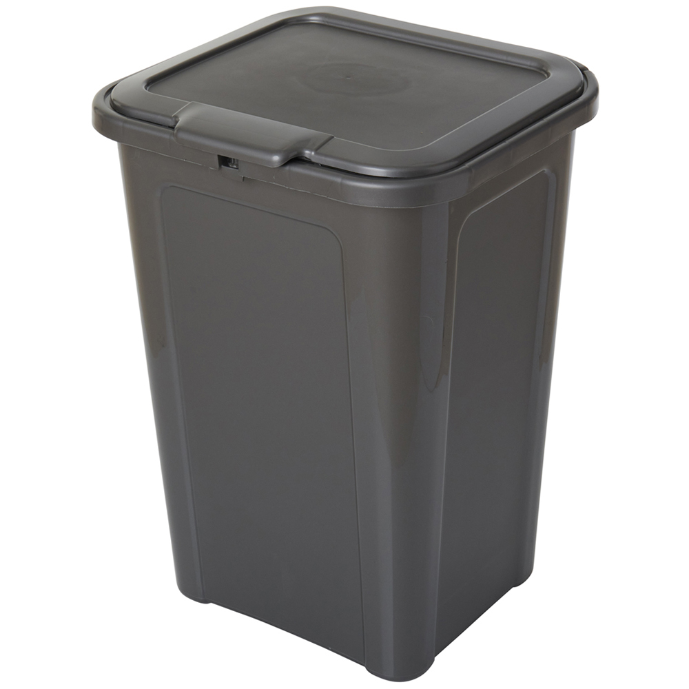 Wilko Grey 2 in 1 Recycling Bin 45L Image 1