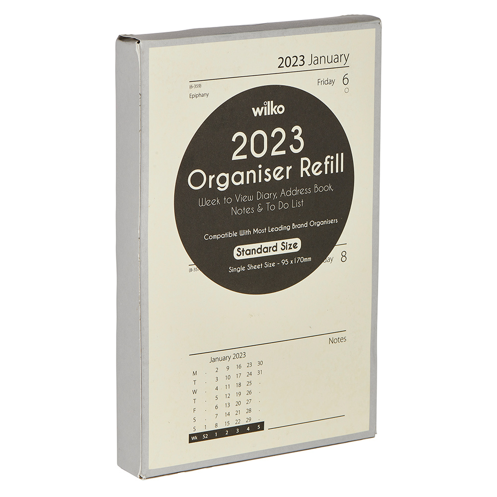 Wilko Organiser Diary Refill Wilko