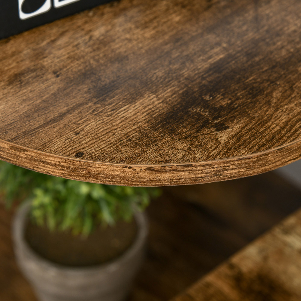 Portland Portland Computer Office Desk Brown Wilko