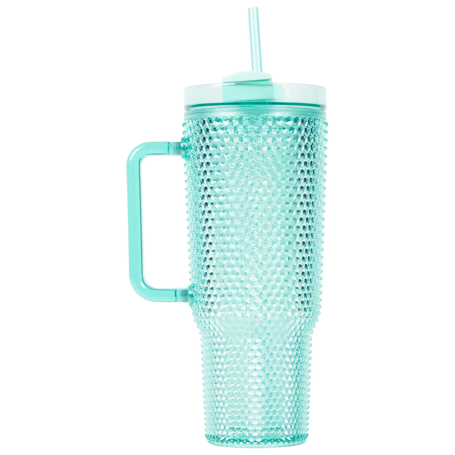 Studded Tumbler with Straw - Blue or Purple Image 2