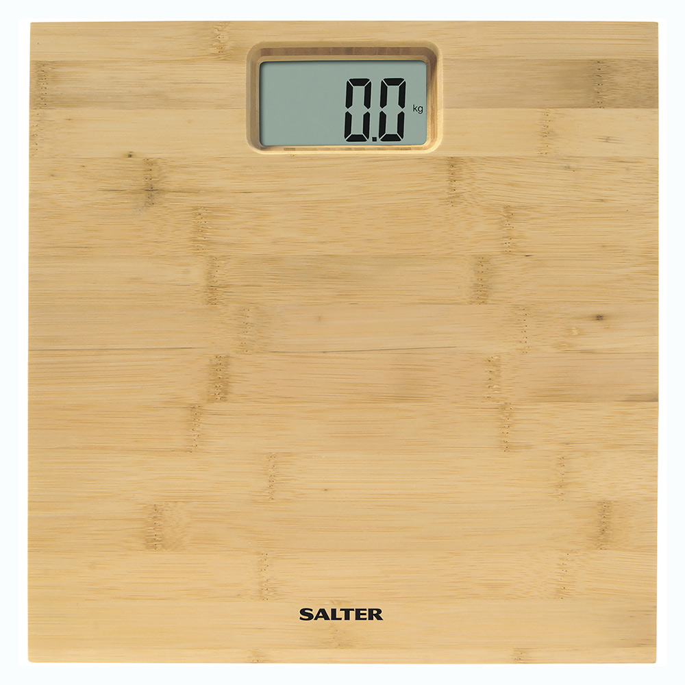 Salter Bamboo Electric Bathroom Scales Wilko