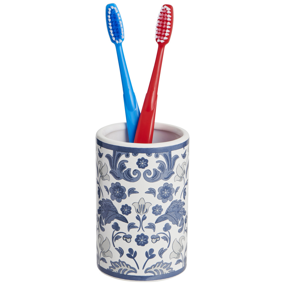 Wilko Blue Floral Tumbler Wilko