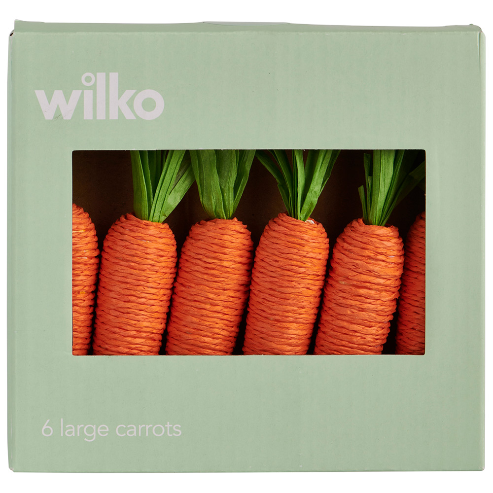 Wilko Large Carrots 6pcs Image 2