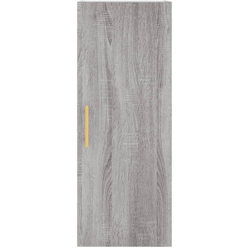 vidaXL Single Door 3 Drawer Grey Sonoma Highboard Image 8