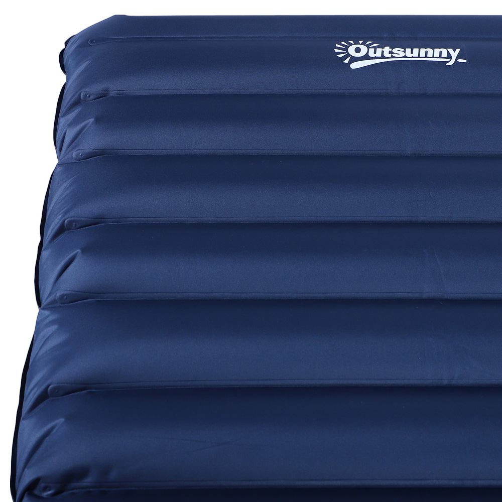 Outsunny PVC Inflating Camping Mattress 138 x 195cm Image 5